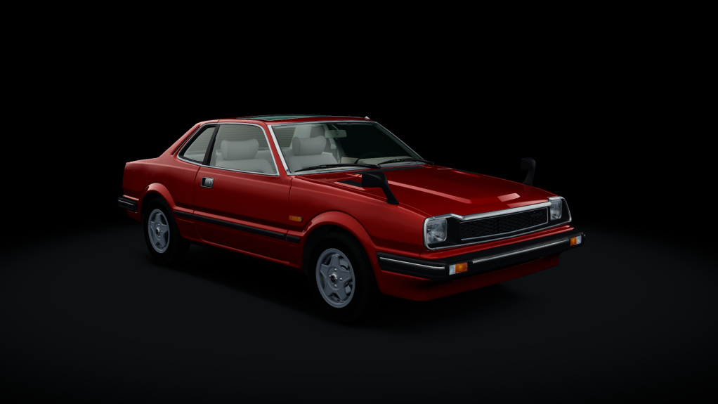 Honda Prelude traffic, skin Tudor_Red