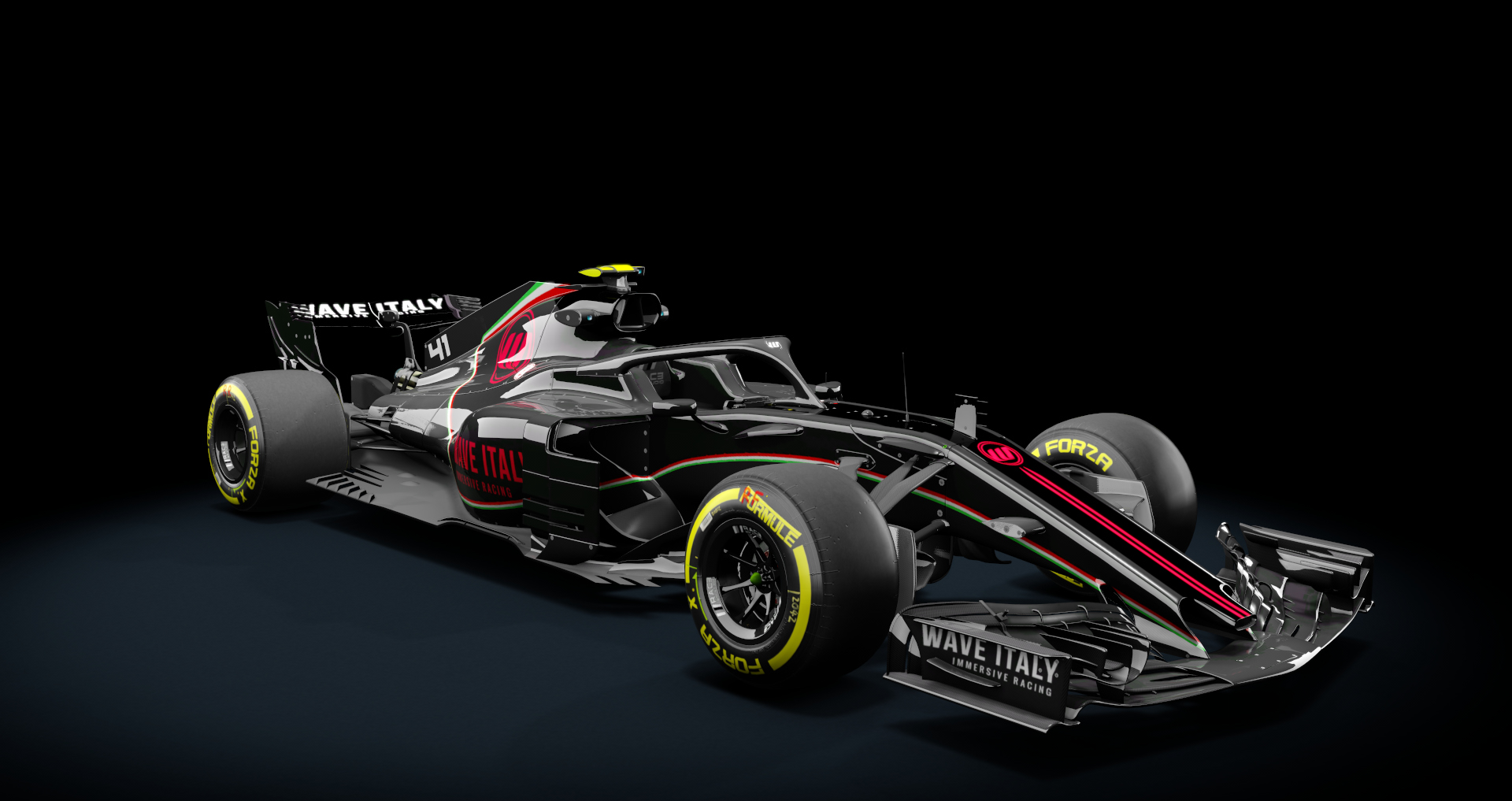 Formula Hybrid 2018, skin 41_wave_italy_black