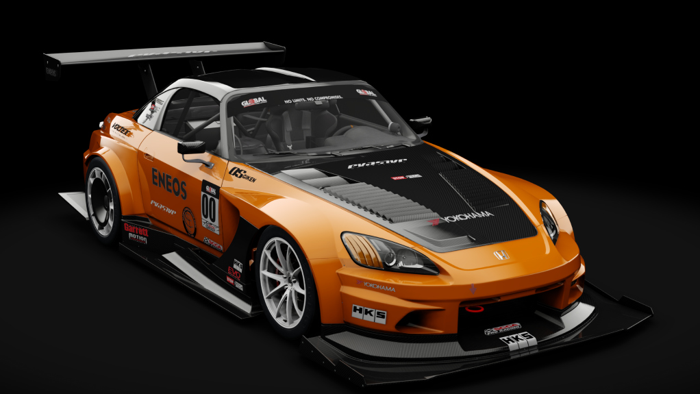 Honda S2000 2003 USDM Time Attack, skin 00_orange