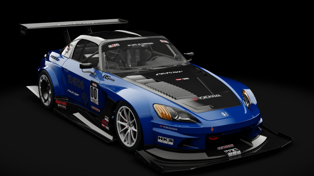 Honda S2000 2003 USDM Time Attack, skin 04_monte_carlo_blue_pearl