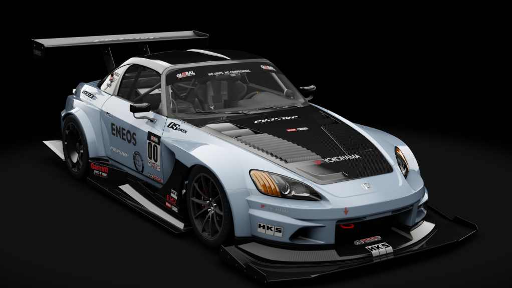 Honda S2000 2003 USDM Time Attack, skin 11_Sonic Grey Pearl