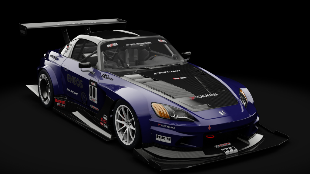 Honda S2000 2003 USDM Time Attack, skin Blackberry Pearl