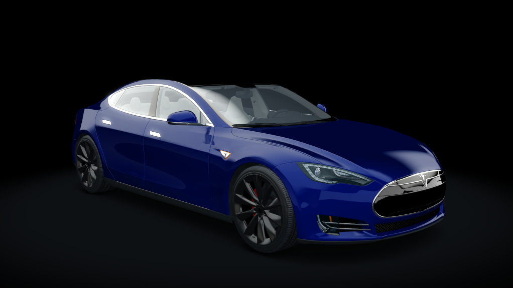 Tesla Model S P100D, skin Blue