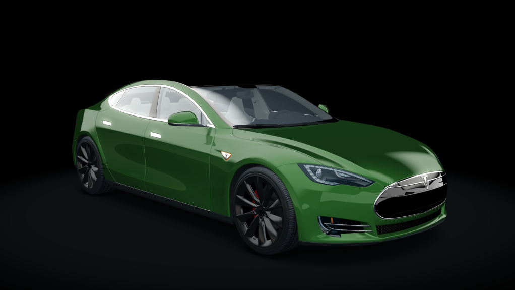 Tesla Model S P100D, skin Green