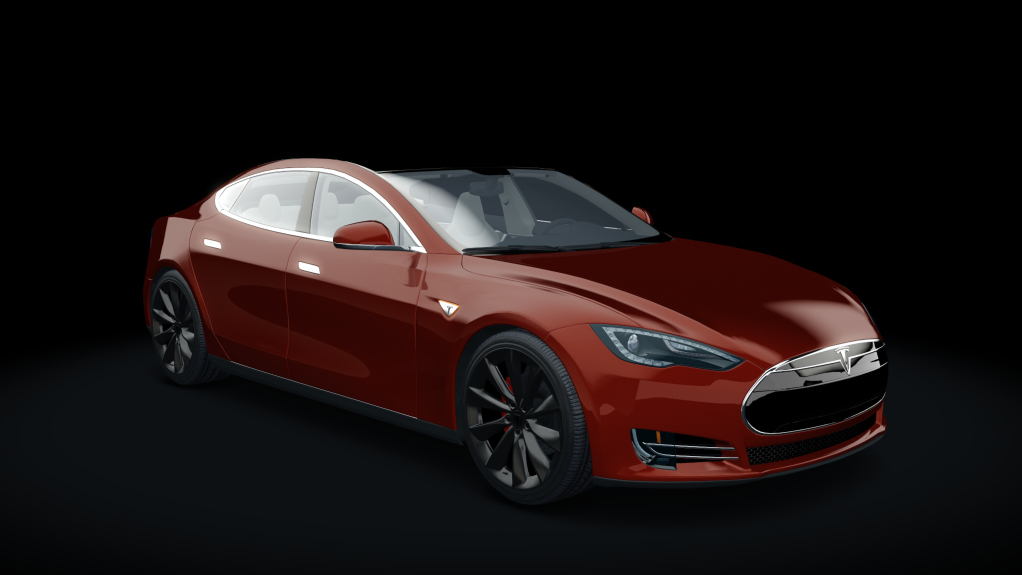 Tesla Model S P100D, skin Red