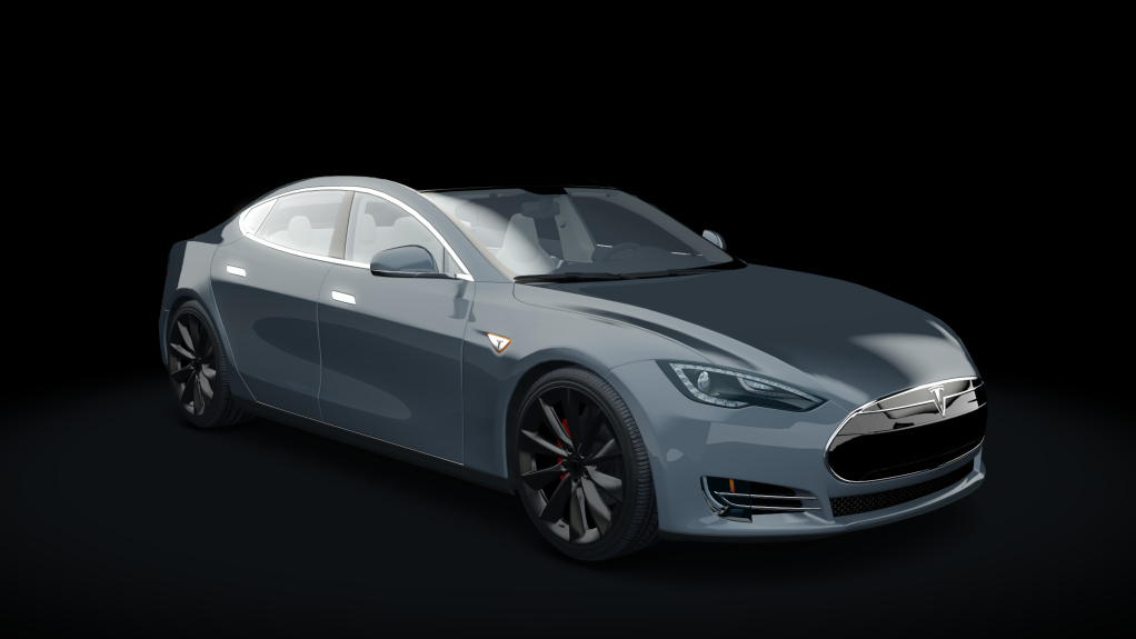 Tesla Model S P100D, skin Silver