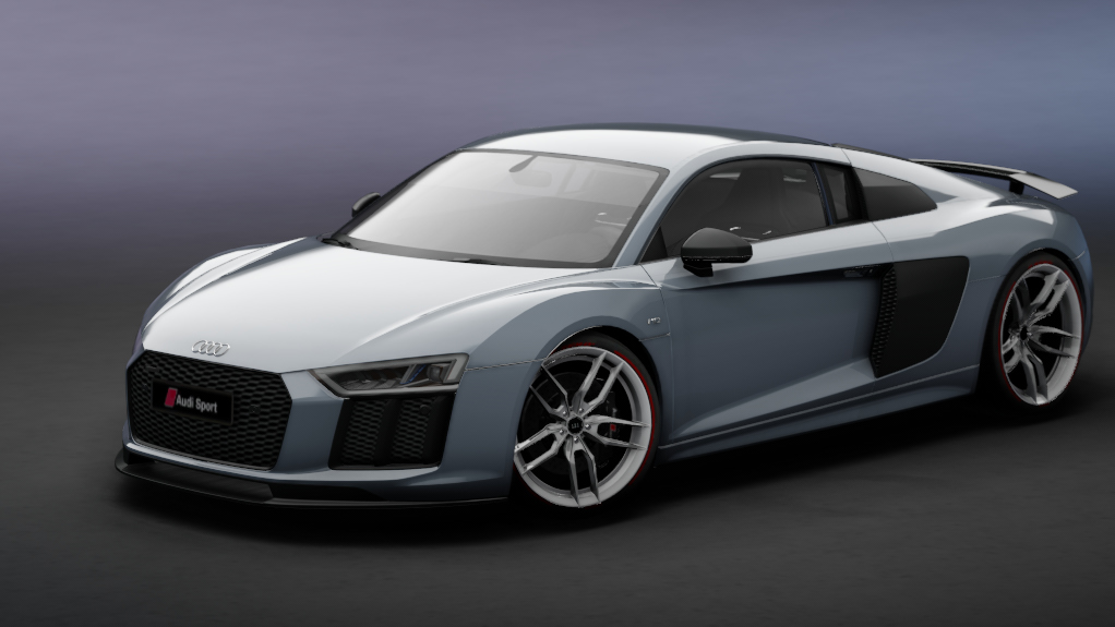 TGN Audi R8 V10 Plus 2016 Patreon, skin Daytona_Gray_Pearl