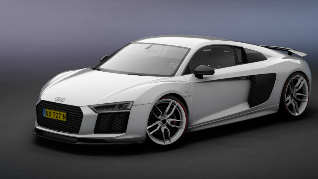 TGN Audi R8 V10 Plus 2016 Patreon, skin Ibis_White