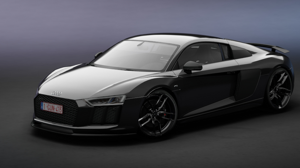 TGN Audi R8 V10 Plus 2016 Patreon, skin Mythos_Black