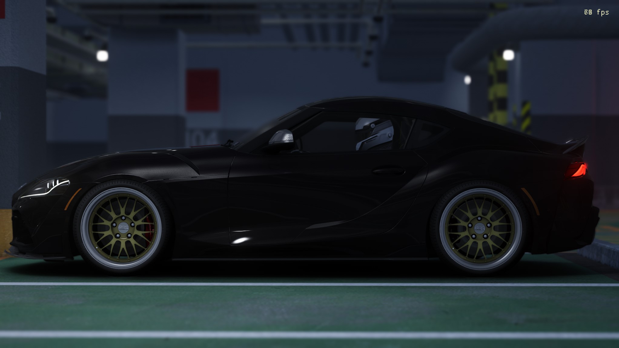 TGN Toyota Supra GR A90 Street Build 2019, skin 02_black_met