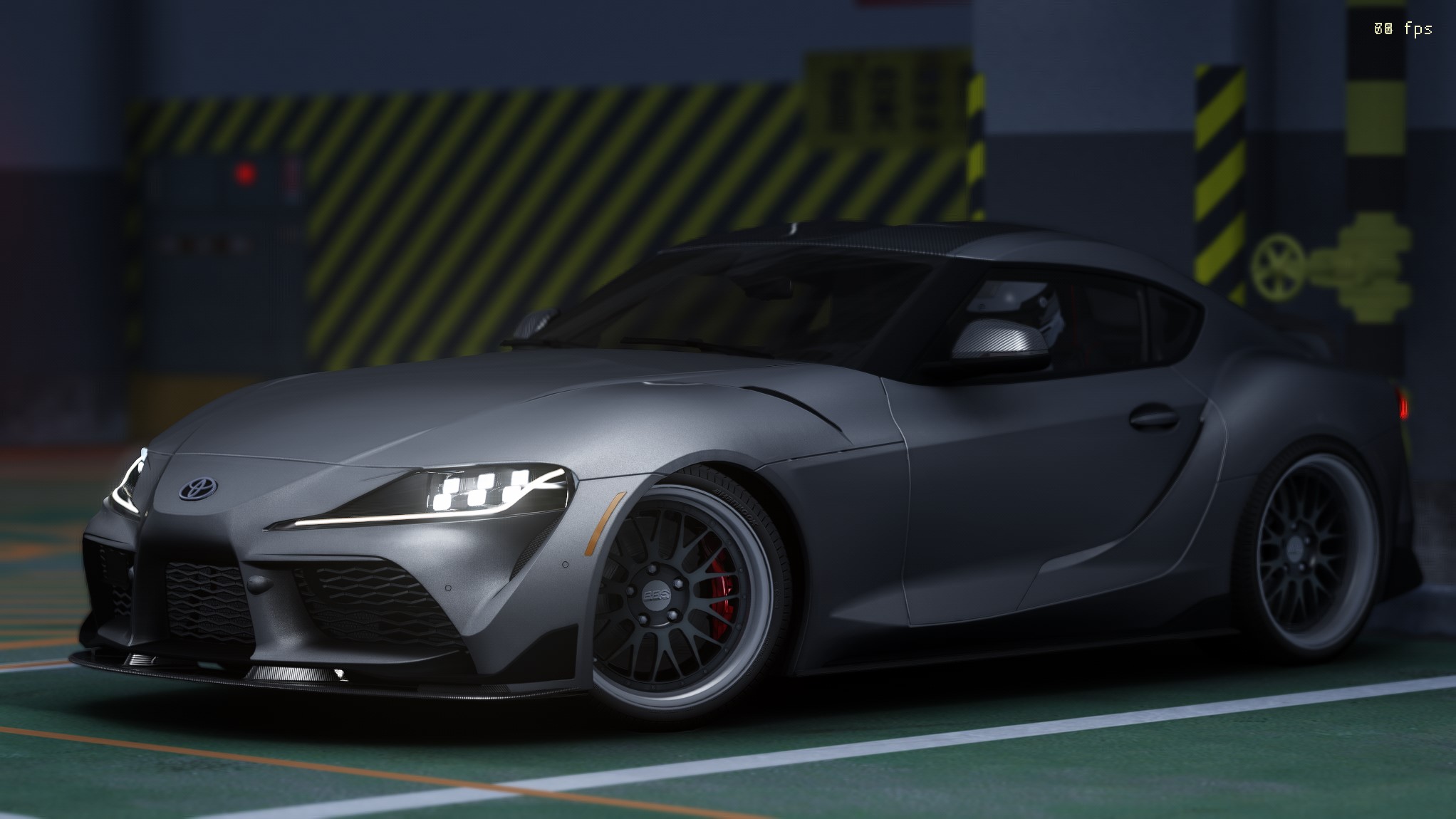 TGN Toyota Supra GR A90 Street Build 2019, skin 03_nardo_mat_grey