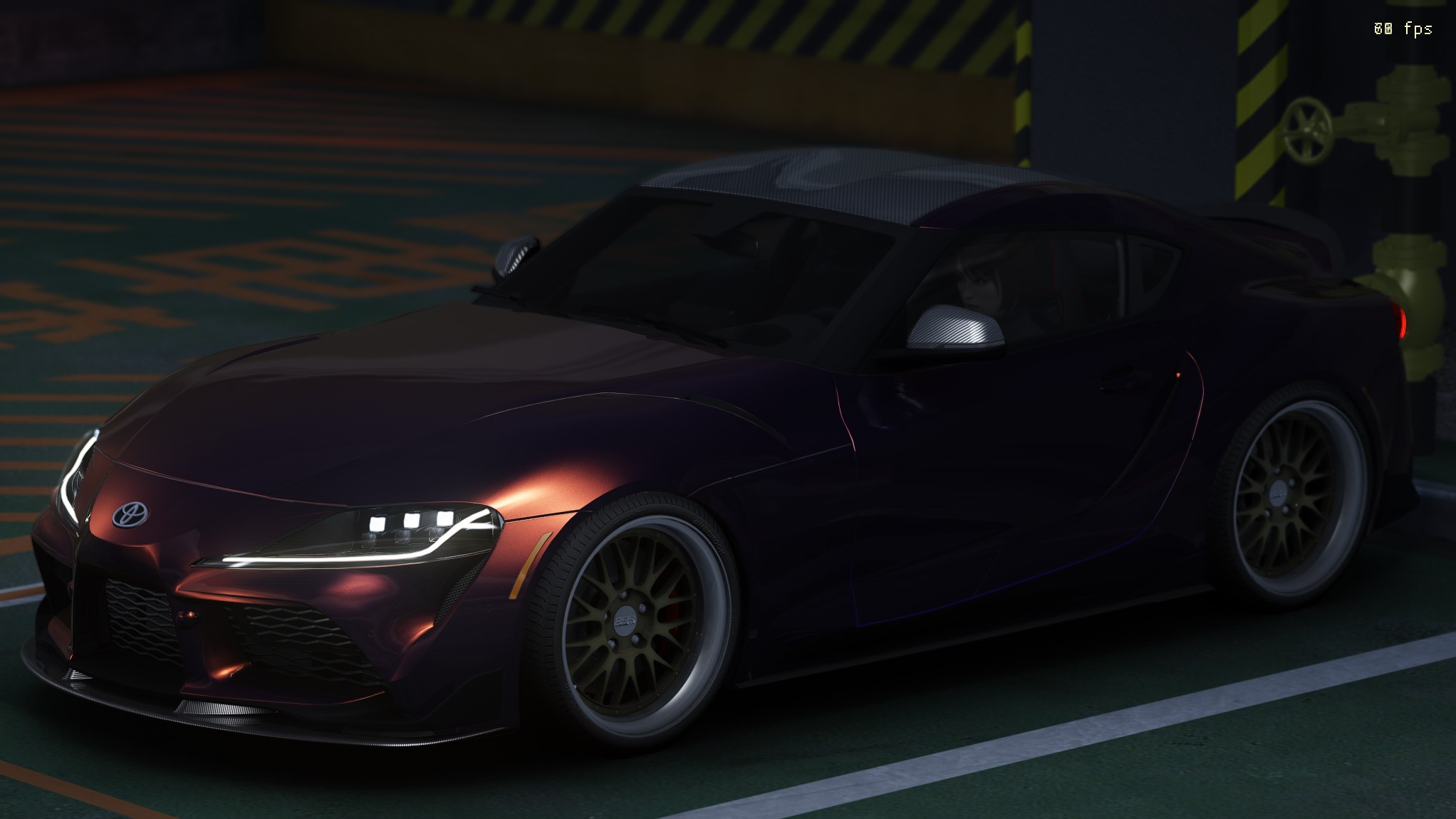 TGN Toyota Supra GR A90 Street Build 2019, skin 04_midnight_purple