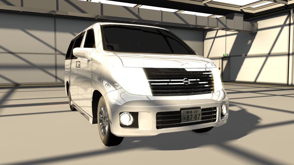 Nissan Elgrand E51 Traffic, skin 02_super_white