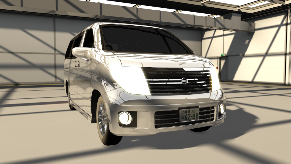 Nissan Elgrand E51 Traffic, skin 03_silver_met