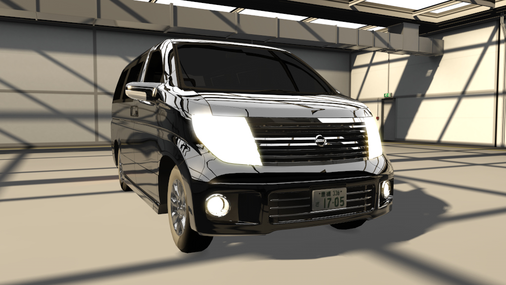 Nissan Elgrand E51 Traffic, skin 04_black