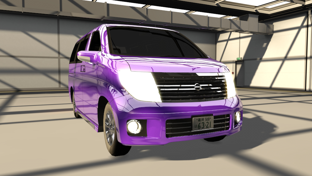 Nissan Elgrand E51 Traffic, skin 05_purple