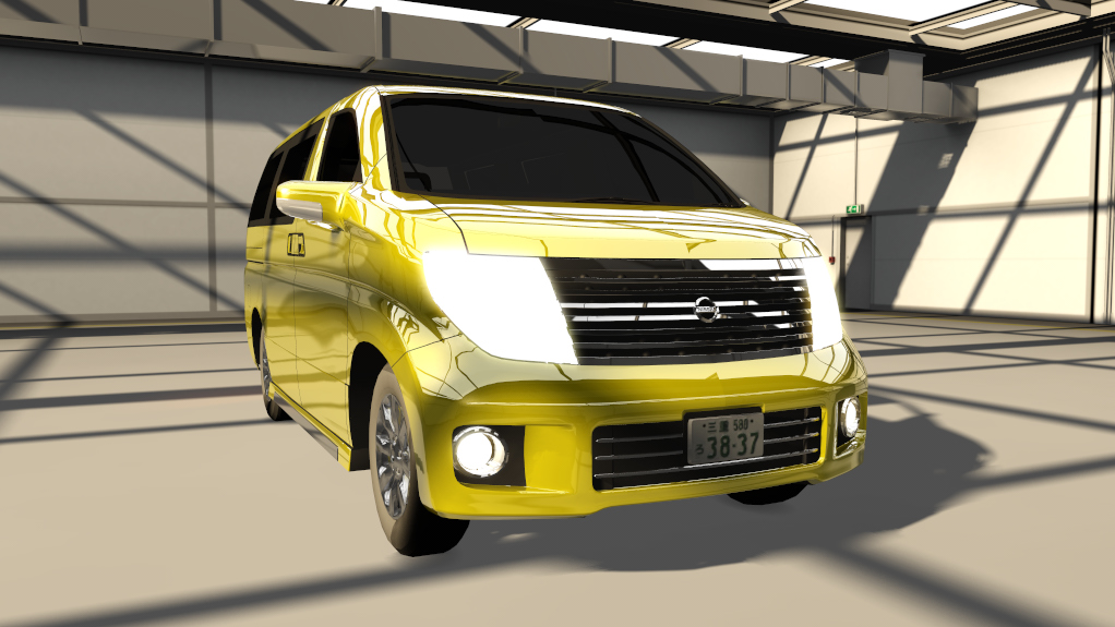 Nissan Elgrand E51 Traffic, skin 05_yellow