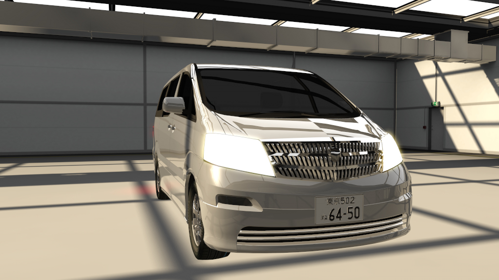 Toyota Alphard First Generation Traffic, skin 03_silver_met