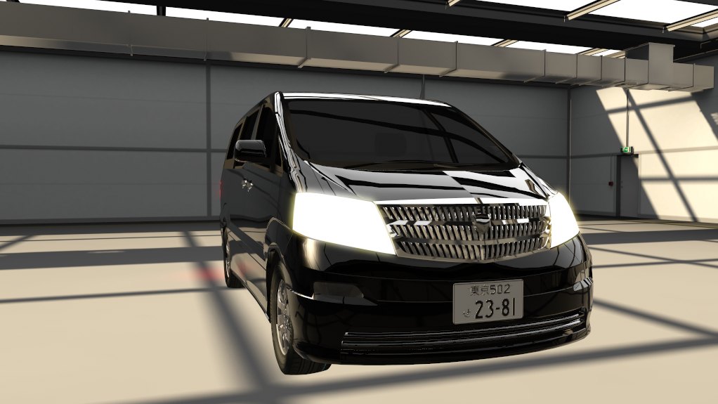 Toyota Alphard First Generation Traffic, skin 04_black