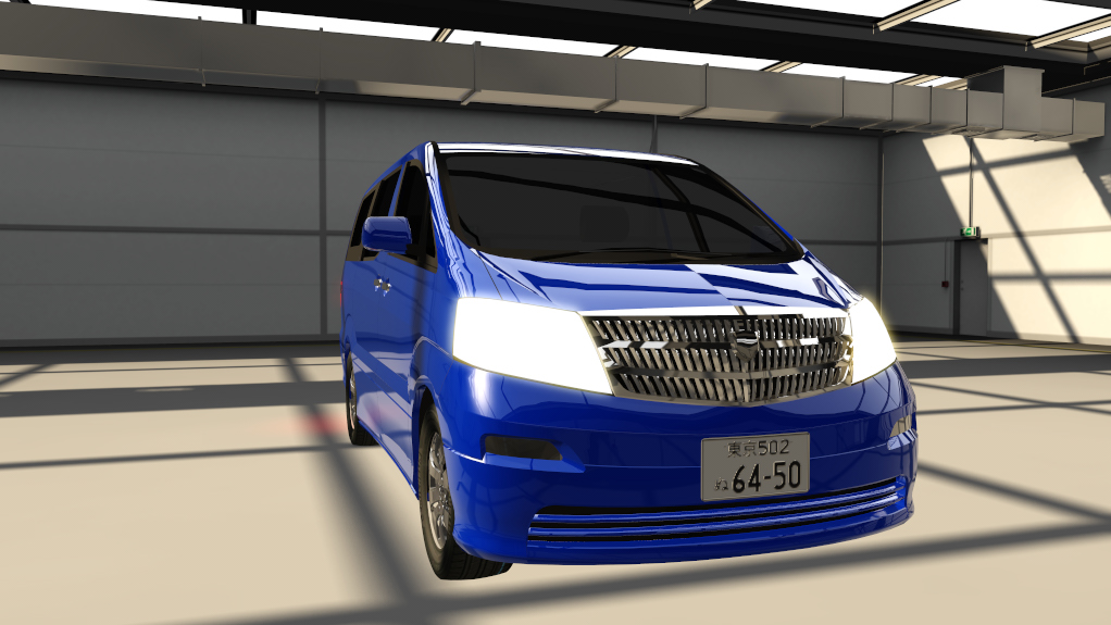 Toyota Alphard First Generation Traffic, skin 05_blue_pearl_met