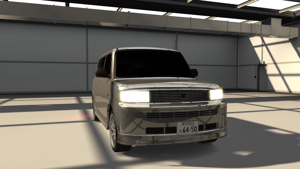 Toyota bB Traffic, skin 03_silver_met