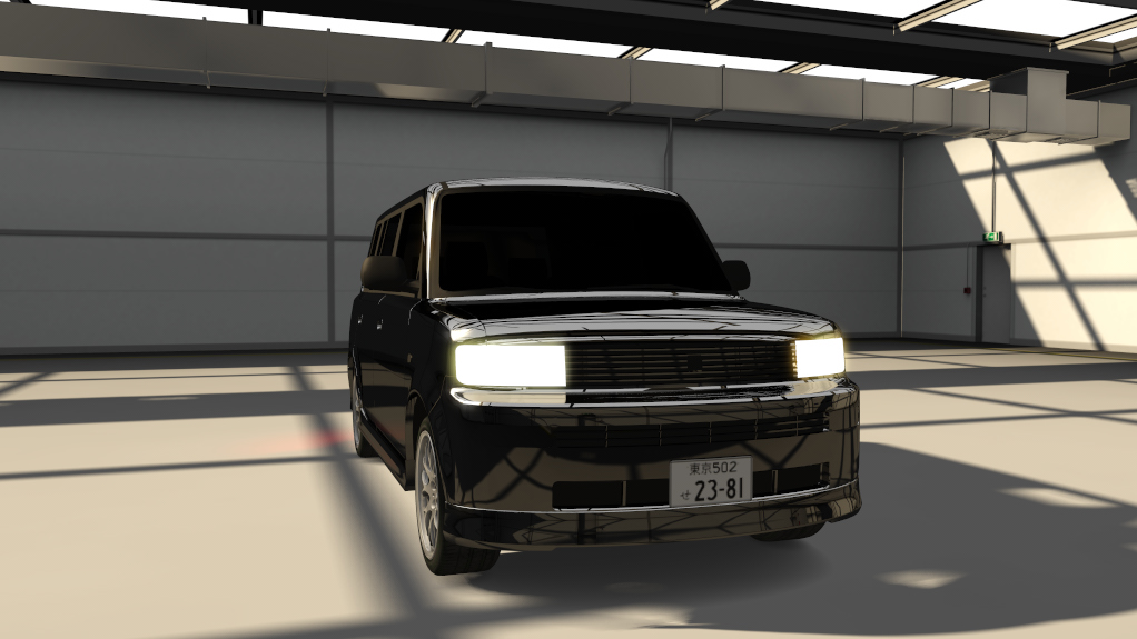 Toyota bB Traffic, skin 04_black