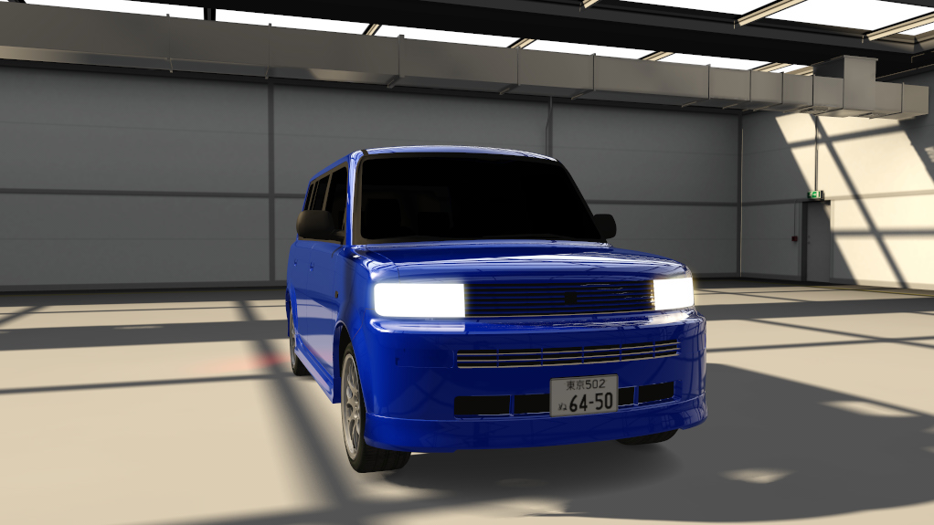 Toyota bB Traffic, skin 05_blue_pearl_met