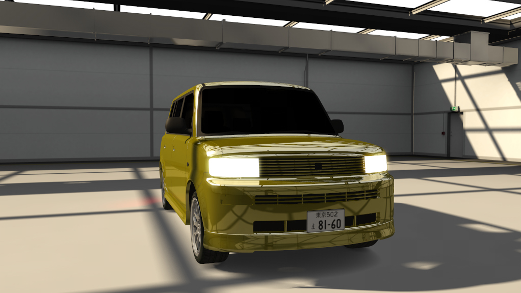 Toyota bB Traffic, skin 05_yellow