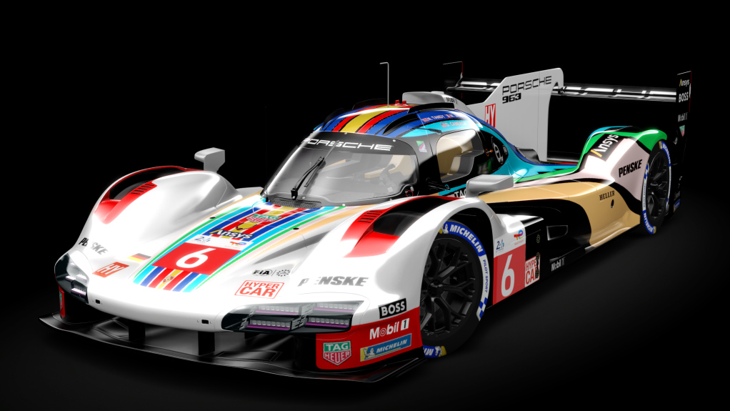 Porsche 963, skin 2023 Le Mans Porsche Penske Motorsport 6
