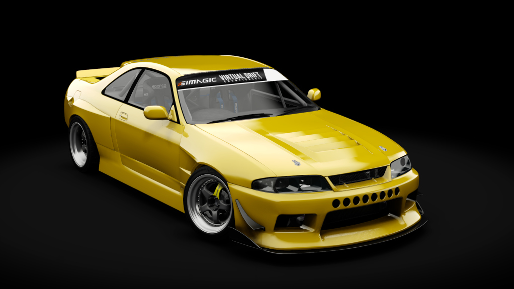 VDC Nissan Skyline R33 Public 4.0, skin 04_lightning_yellow