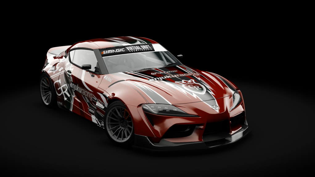 VDC Toyota Supra A90 Public 4.0, skin VDC ANDREAS DARK BROWN