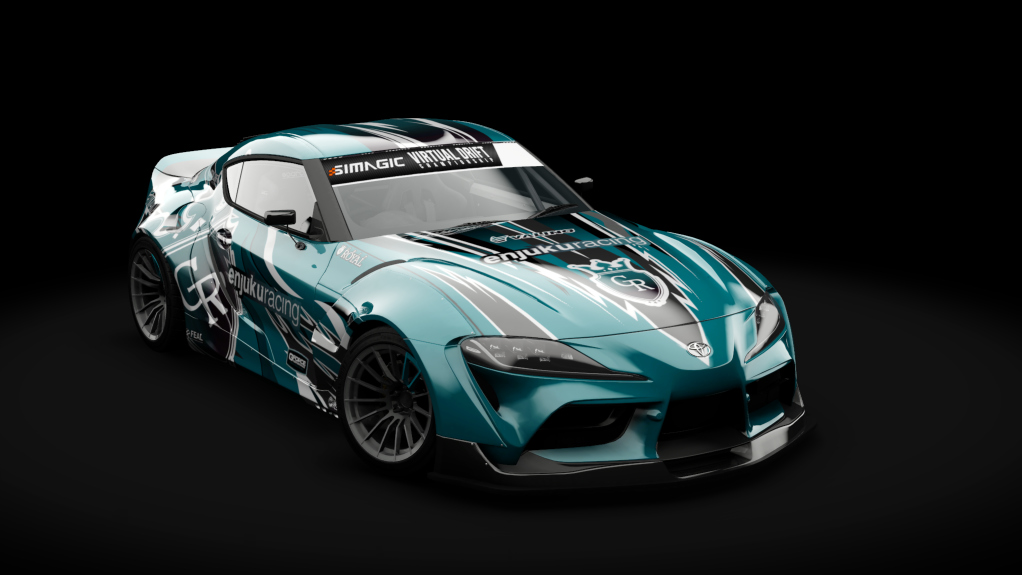 VDC Toyota Supra A90 Public 4.0, skin VDC ANDREAS DARK TEAL