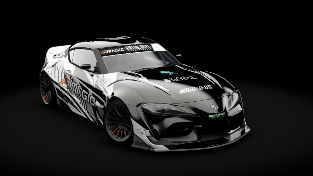 VDC Toyota Supra A90 Public 4.0, skin VDC Black