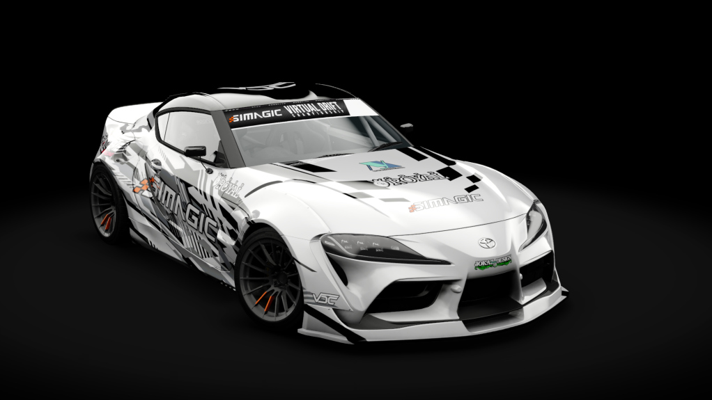 VDC Toyota Supra A90 Public 4.0, skin VDC White