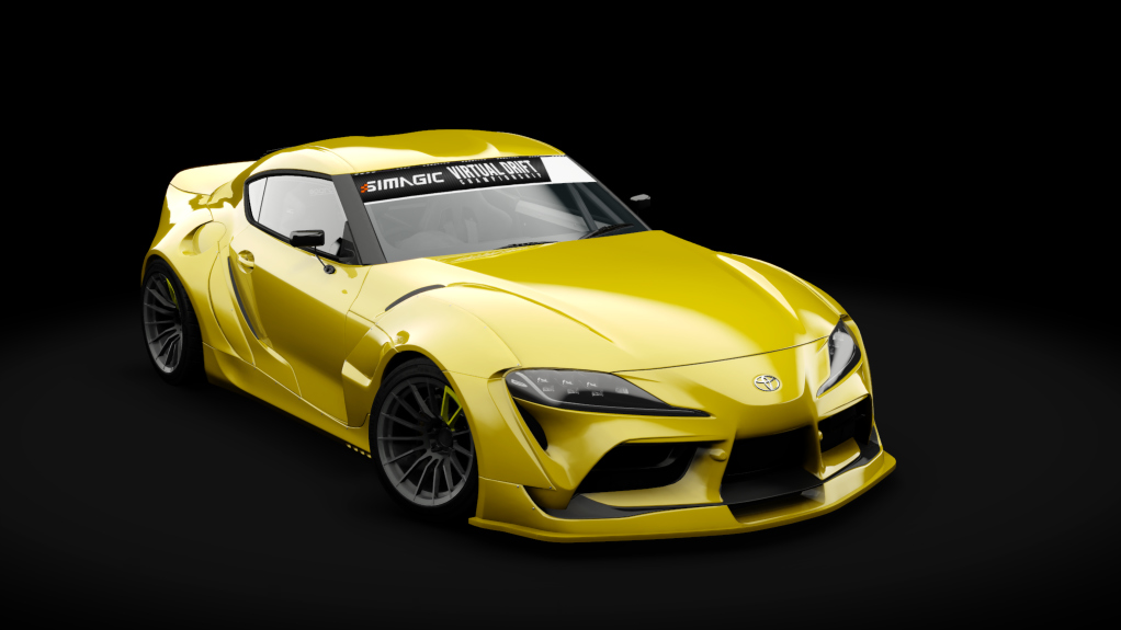 VDC Toyota Supra A90 Public 4.0, skin yellow