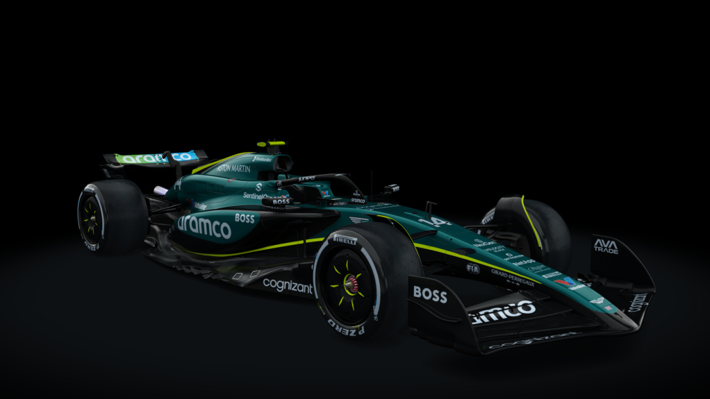 VRC Formula Alpha 2024, skin AMR24_14_Alonso