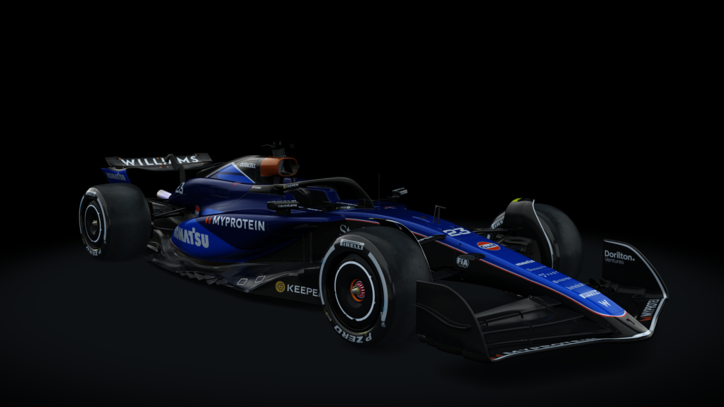 VRC Formula Alpha 2024, skin FW46_23_Albon