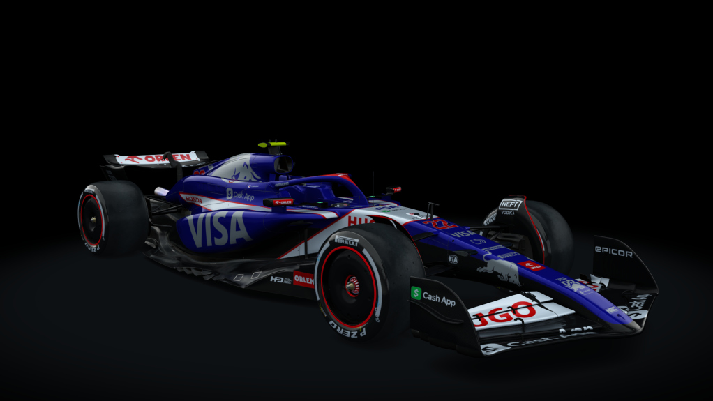 VRC Formula Alpha 2024, skin VCARB01_22_Tsunoda