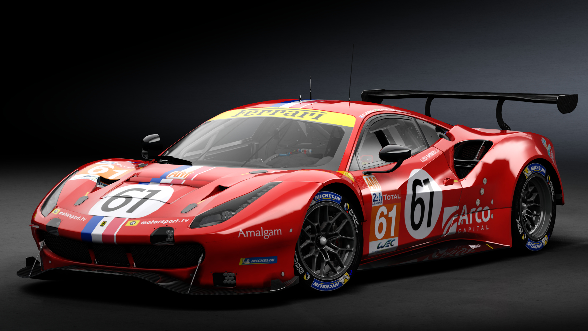 2018 Ferrari 488 GTE Evo Le Mans Spec [Michelotto], skin 2020 #61 Luzich Racing LM24