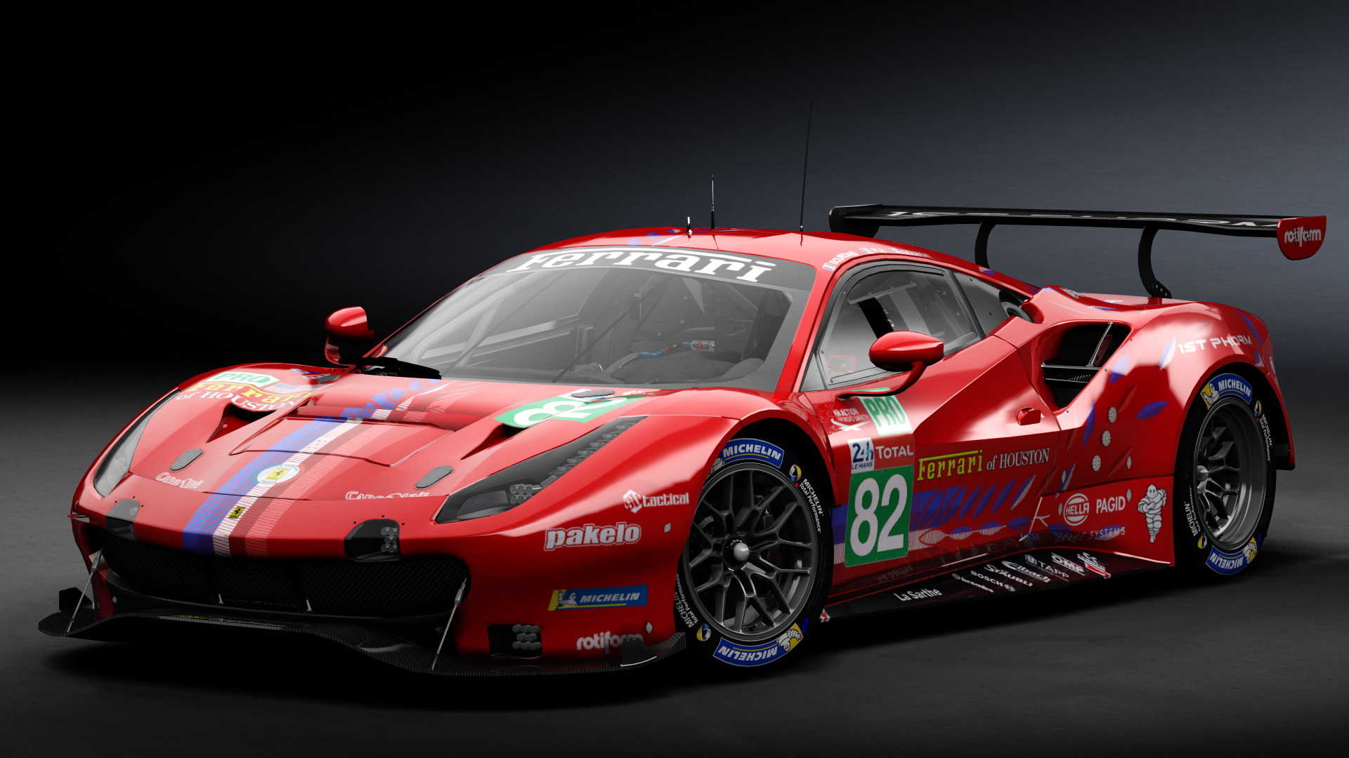 2018 Ferrari 488 GTE Evo Le Mans Spec [Michelotto], skin 2020 #82 Risi Competizione LM24