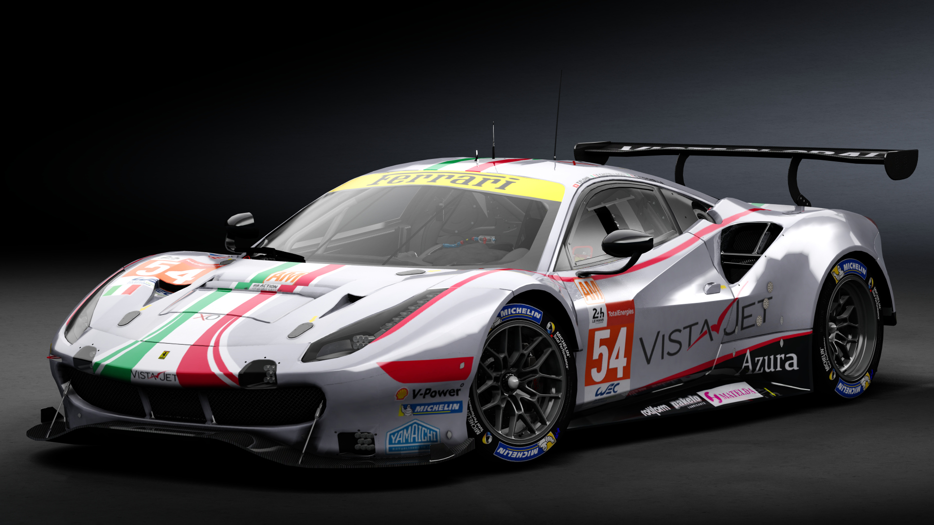 2018 Ferrari 488 GTE Evo Le Mans Spec [Michelotto], skin 2021 #54 AF Corse LM24