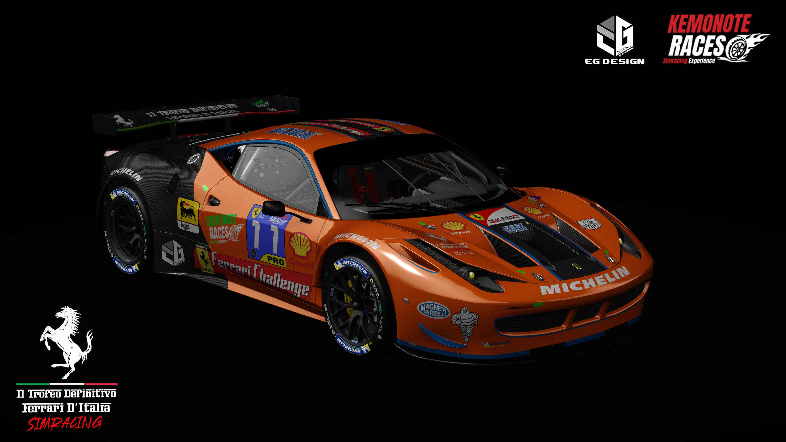 Ferrari 458 GT2, skin 11-KR-IL_TROFEO