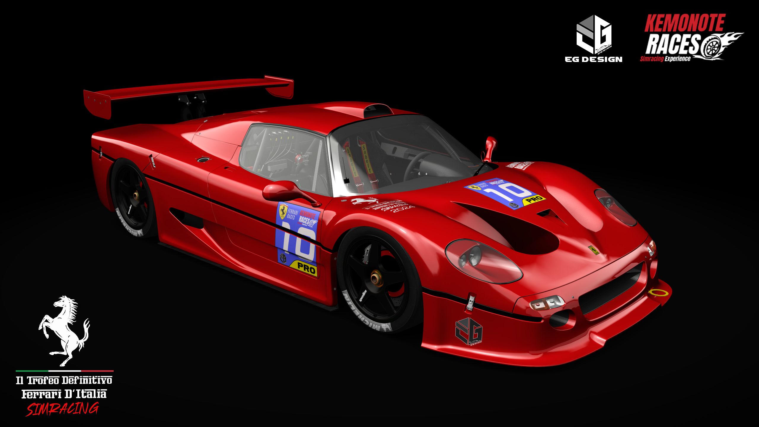 Ferrari F50 GT '96 (FIAGT), skin 10_rosso_scuderia