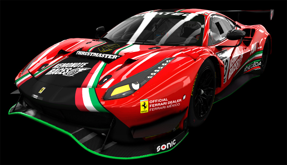 Ferrari 488 GT3 Evo 2020, skin Kemonote