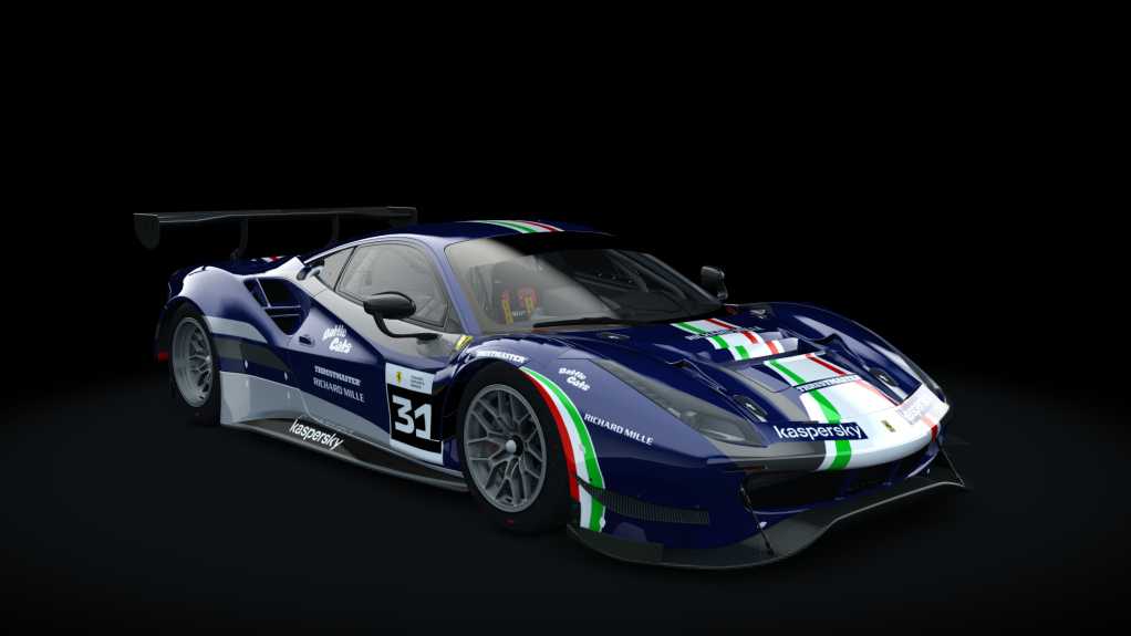 Ferrari 488 GT3 Evo 2020, skin fes_2021_31_blu