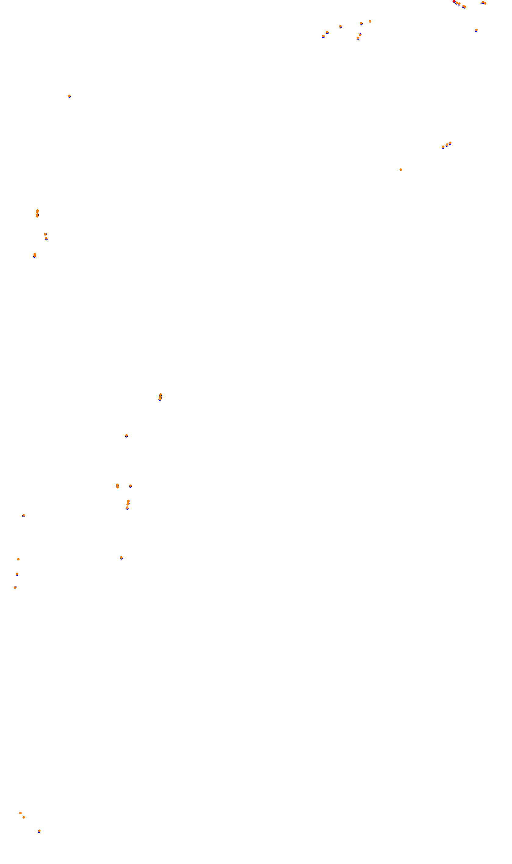 Monza collisions