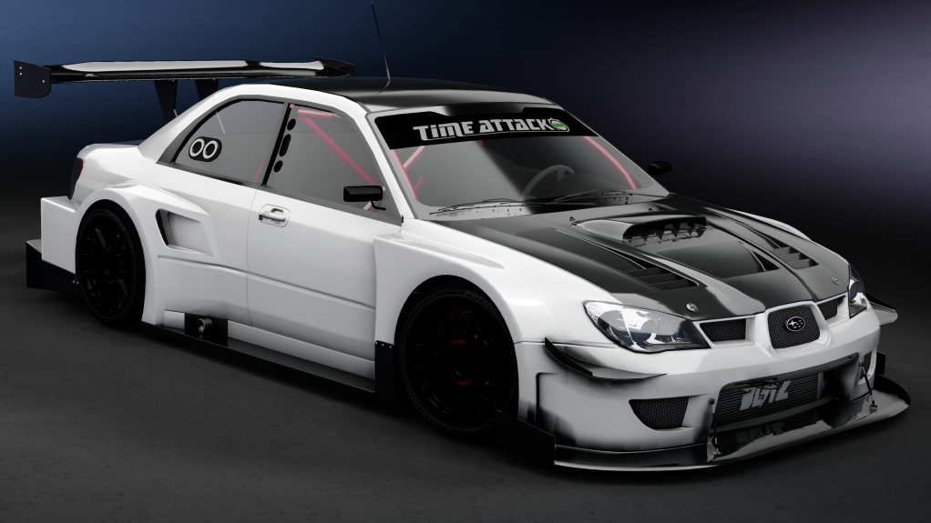 ACMC Subaru Impreza Time Attack, skin white_carbon