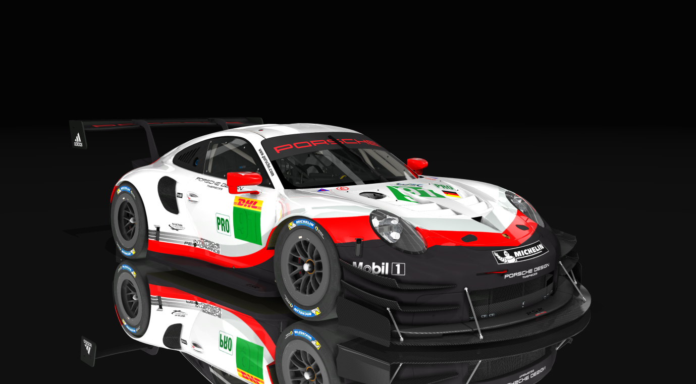 Porsche 911 rsr time attack, skin 2018_WEC_91