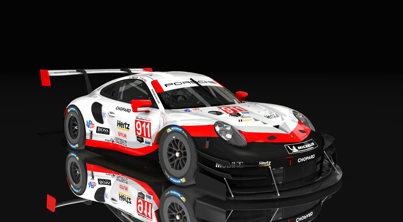 Porsche 911 rsr time attack, skin 2019_Lime_Rock_911