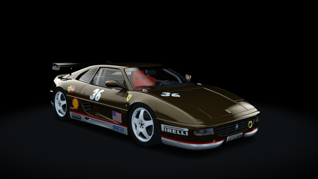 Ferrari 355 Challenge, skin 36_brown